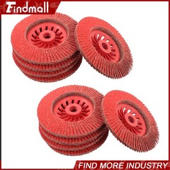 Findmall 10 PCS 4-1/2″ x 7/8″ 40 Grits Type 29 Ceramic Grain Flap Sanding Discs