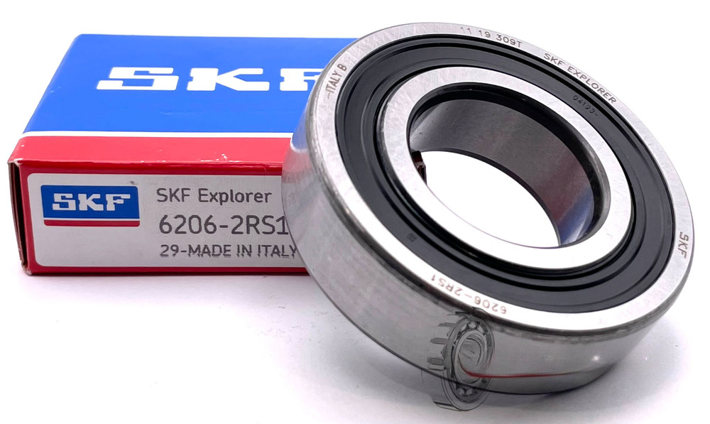 NEW SKF 6206 2RS C3 BALL BEARING, FAST SHIPPING ,RUBBER SEALED 30x62x16mm