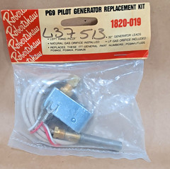 New! Robertshaw 1820-019 Pilot Assembly, Lp/Ng, 750 Mv, 32 In L., Thermopile