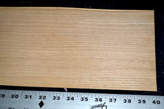 Oak Wood Raw Veneer Sheet 6.5 x 39 inches 1/42nd thick 5943-93