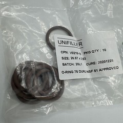 Unifiller V0215-10 O-RING FOOD SERVICE 215 10PK