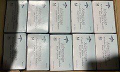 Medline MSV502 Advantage Powder Free Stretch Synthetic Exam Gloves Case of 1000