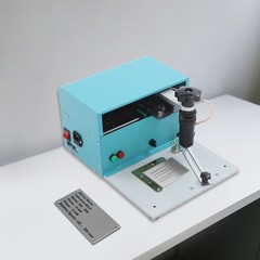 Electric Marking Machine Desktop Dot Peen Nameplate Tags Label Marking Engraver