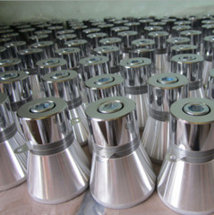 60W 40KHz Aluminum Alloy Ultrasonic Piezoelectric Transducer Cleaner Silvery