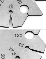Stainless Steel Bevel Gauge – 15°-120° Knife & Axe Angle Finder | Precision Tool