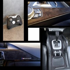 Self Adhesive Suede Look Microfiber Fabric Synthetic Leather for Car 39.4″ X 59″