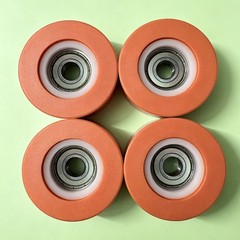 4 x SUPERIOR QUALITY ORANGE JAPAN NSK BEARING FOR HUEBSCH/SQ/IPSO – 70298701