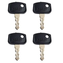 4PCS Ignition Keys for Kubota Front Mower F2680E F2690 F2880-F F3080 F3680 F3990
