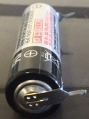 Brand New Toshiba ER6V 3.6V 2000mah PLC Battery With Weld Leg