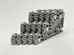 Allen Bradley 1492-WTS3 Terminal Blocks Light Grey 2.5mm 10A 300V LOT OF 5