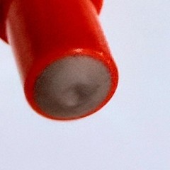 Vintage Mechanical Pencil Red Plastic Chrome Clip Fine Point Drafting