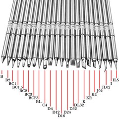 FX-9501 8-core Soldering Iron Handle T12 Tips Kit For HAKKO FX-951 Station 70W