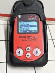 Thermo Scientific RadEye G20-10 X-ray Radiation and Gamma Detector Complete Case