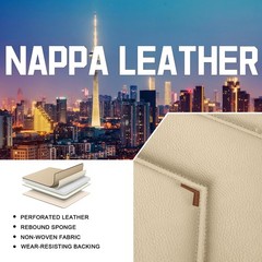 Car Seat Covers Volvo XC90 Hybrid 2016-2020 Nappa Leather Beige 2 Seats