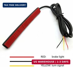 FXC 2x Universal Flexible LED Turn Signal Tail Brake License Plate Light Integra