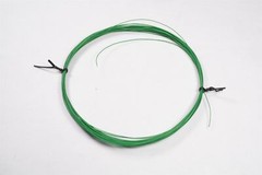 25′ M81822/3-B30-5 Solid Single Conductor Silver Coated Copper 30AWG Green Wire