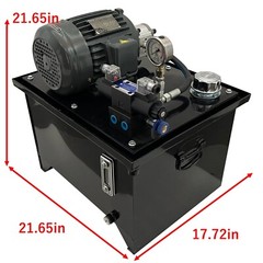 220V Gear Pump Hydraulic Station Gear Pump 1500W 14mpa