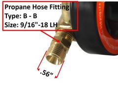 SÜA Propane Regulator – Welding Gas Gauges – V350 Series