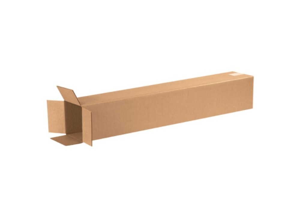 25 Pack Corrugated Kraft Shipping Boxes 8x8x36 Cardboard Mailer Packing Boxes