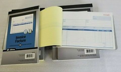 Adams 2-Part Carbonless Bound Sales Order Invoice Books 50-Set Per Book x 10