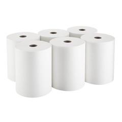Georgia Pacific enMotion Paper Towel Rolls 10″ x 800′ White 1 Ply – 6 Rolls