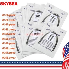 Dental Ortho Supper Elastic Niti Round Arch Wire 0.12/0.14/0.16/ 0.18/0.20