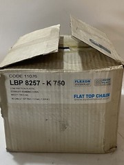 FLEXON System Plast Straight Running Chain LBP 8257 K750 FLAT TOP CHAIN