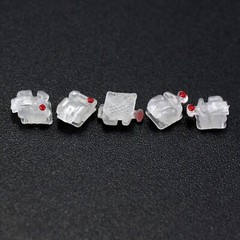 Dental Orthodontic Brackets Self Ligating Braces Metal Ceramic Roth MBT 022 345