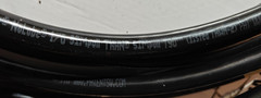 10 ft. 1/0 AWG Black Stranded Copper wire THHN THWN-2 new SIMpull Southwire line