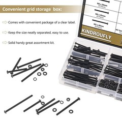402 Pieces Black M3 x 30/35 /40/45 /50 mm Button Head Socket Cap Screws Nuts …
