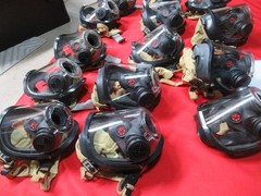 SCOTT AV-3000 HT MASK w/KEVLAR NETTING SMALL MEDIUM LARGE Firefighter SCBA AIR