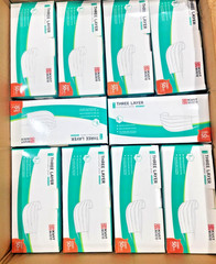 2000 PCS **BULK BLOWOUT SALE** NEW THREE LAYER DISPOSABLE MASK NON MEDICAL BLUE