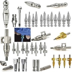 Dental Ti Abutment Healing Straight ZEST Locator Osstem Hiossen ET Lab Analog