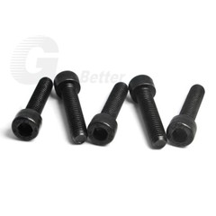 M2 M2.5 M3 M4 M5 Allen Bolt Hex Socket Cap Screws Black Steel 12.9 DIN912 Coarse