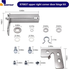 Fits TRUE Top Right Hand Hinge Kit Replaces 870837