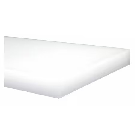 Zoro Select 1Zat7 Off-White Hdpe Sheet Stock 96″ L X 48″ W X 0.500″ Thick, 1Zat7