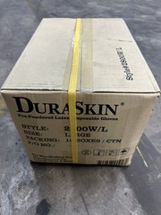 2800WL White Latex 5 mil Disposable Latex Glove 1000/CS