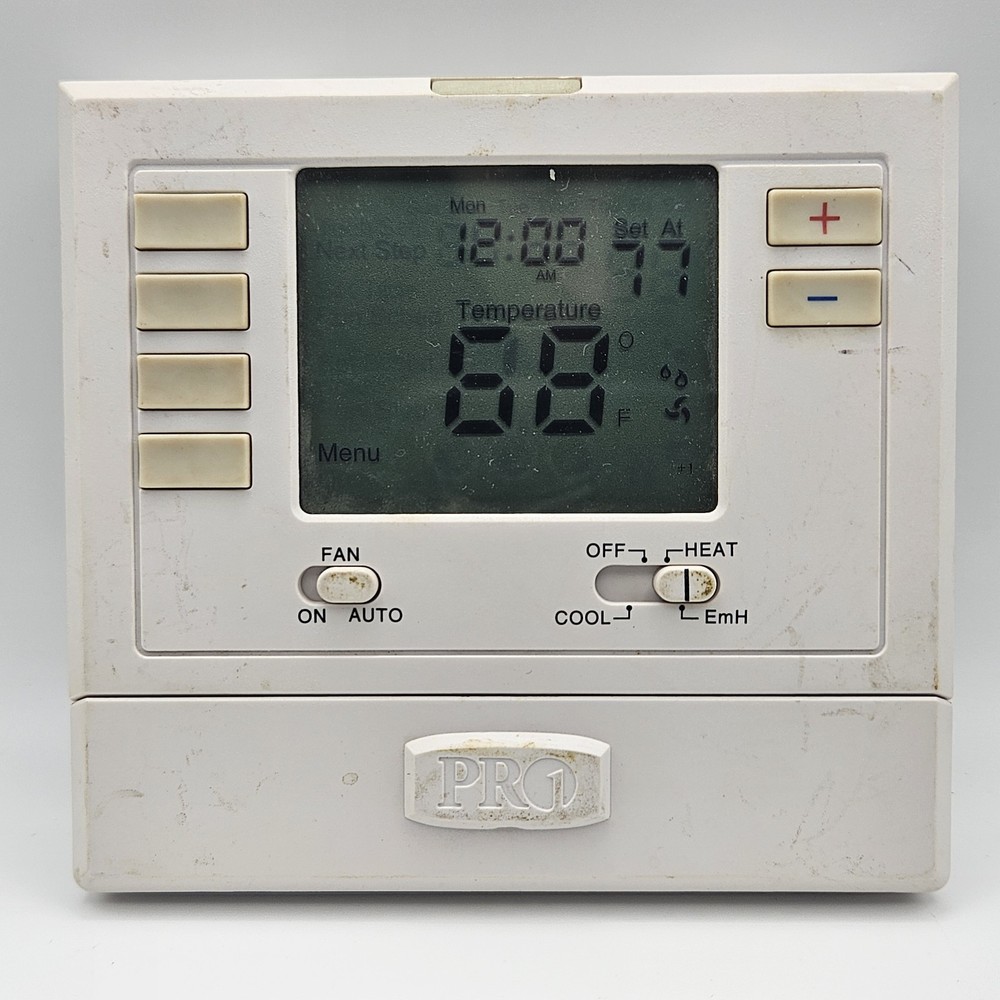 Pro1 IAQ T721 Digital Non-Programmable 2H/1C Heat Pump Thermostat Tested Working