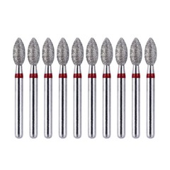 Dental Diamond Burs #379-023F/368-023F Egg Fine Cutting Gritting High Speed Grip