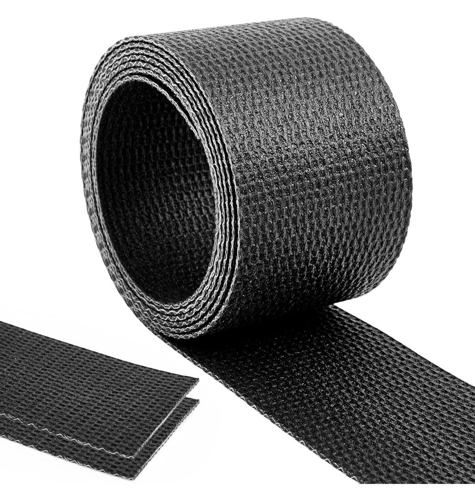 4 Inch Wide Black Conveyor Belt Material, PVK 150 Cover One Side, 10 Foot Length