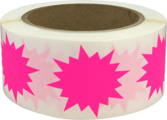 Color Coding Burst Labels Starburst Design | 2″ Inch | 500 Pack | Pick One Color