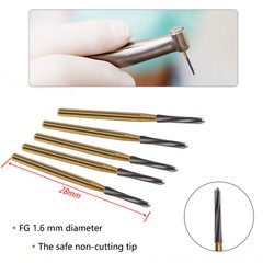 Endo-Z Bur Dental Carbide Tungsten Steel Burs 28mm Surgical Cutter 5Pcs