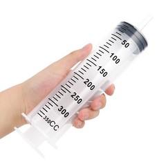 2 Pack 300/350ml Syringes, Extra Large Plastic Syringe with 40inch Plastic Tu…