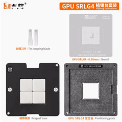 Amao Tin Scraping Blade SRLG4 ARC GPU BGA Reball Stencil Magnet Base Station