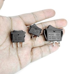 6Pcs Rocker Switch ON/Off 2 Position 2 Pin, AC 6A/250V, 10A/125V,KCD1 Toggle…