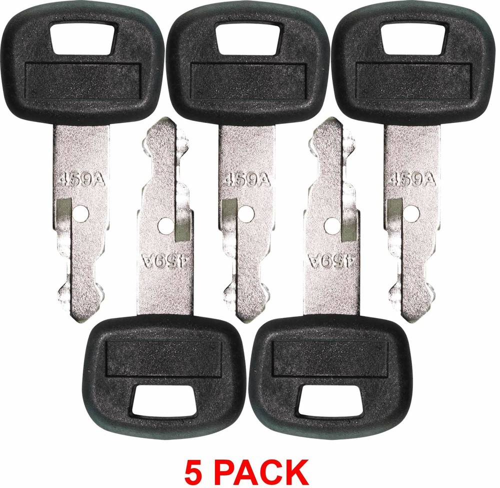 5x For Kubota Ignition Keys 459A Excavator Backhoe Skid Steer Track Loader Keys