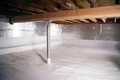 Crawl Space Vapor Barrier 14 Mil Vapor Barrier 12’x100′ CRAWLSPACE ENCAPSULATION