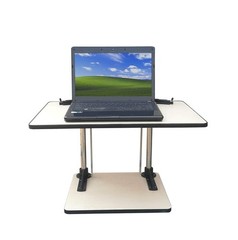 FixtureDisplays® Height Adjustable Standing Desk Ergonomic Sit Stand 1, Black