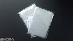 Multiple Sizes Clear Poly Bags 1Mil Flat Open Top Plastic Packaging Packing LDPE