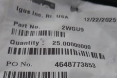 Chainflex CF30-25-04 25 Ft Length 14 AWG 1000V Black Motor Cable